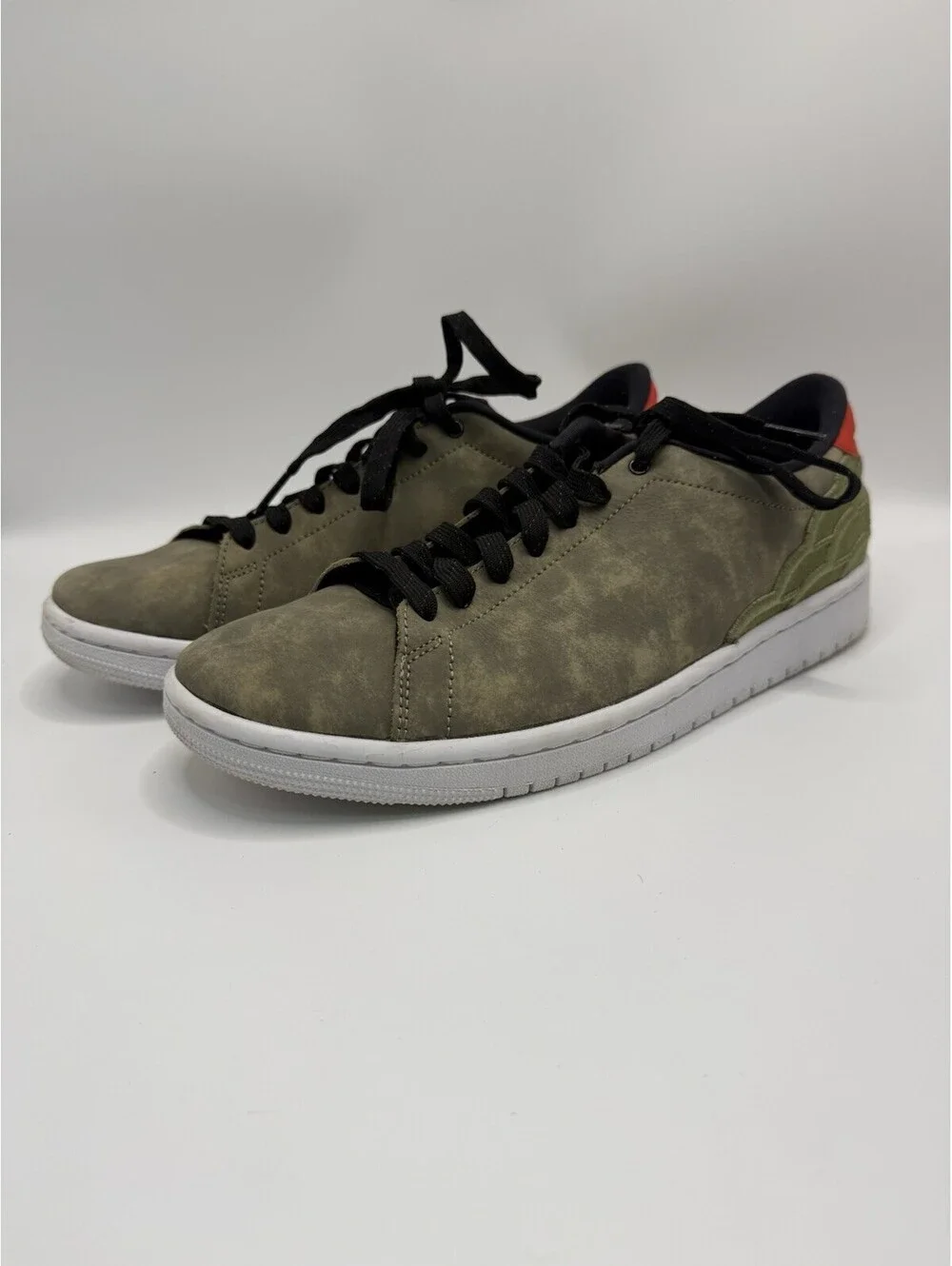 Nike Air Jordan 1 Retro Centre Court Low Oil Green Black DJ2756-300 Sz 8 Men’s
